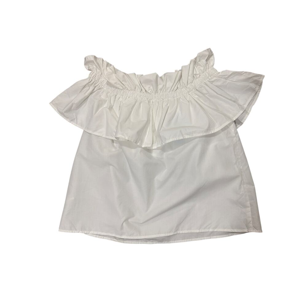 Cupshe off the shoulder ruffle top women’s large
